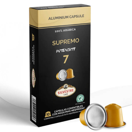 Капсулы Supremo, совместимые с кофемашинами Nespresso Silvestre cafe