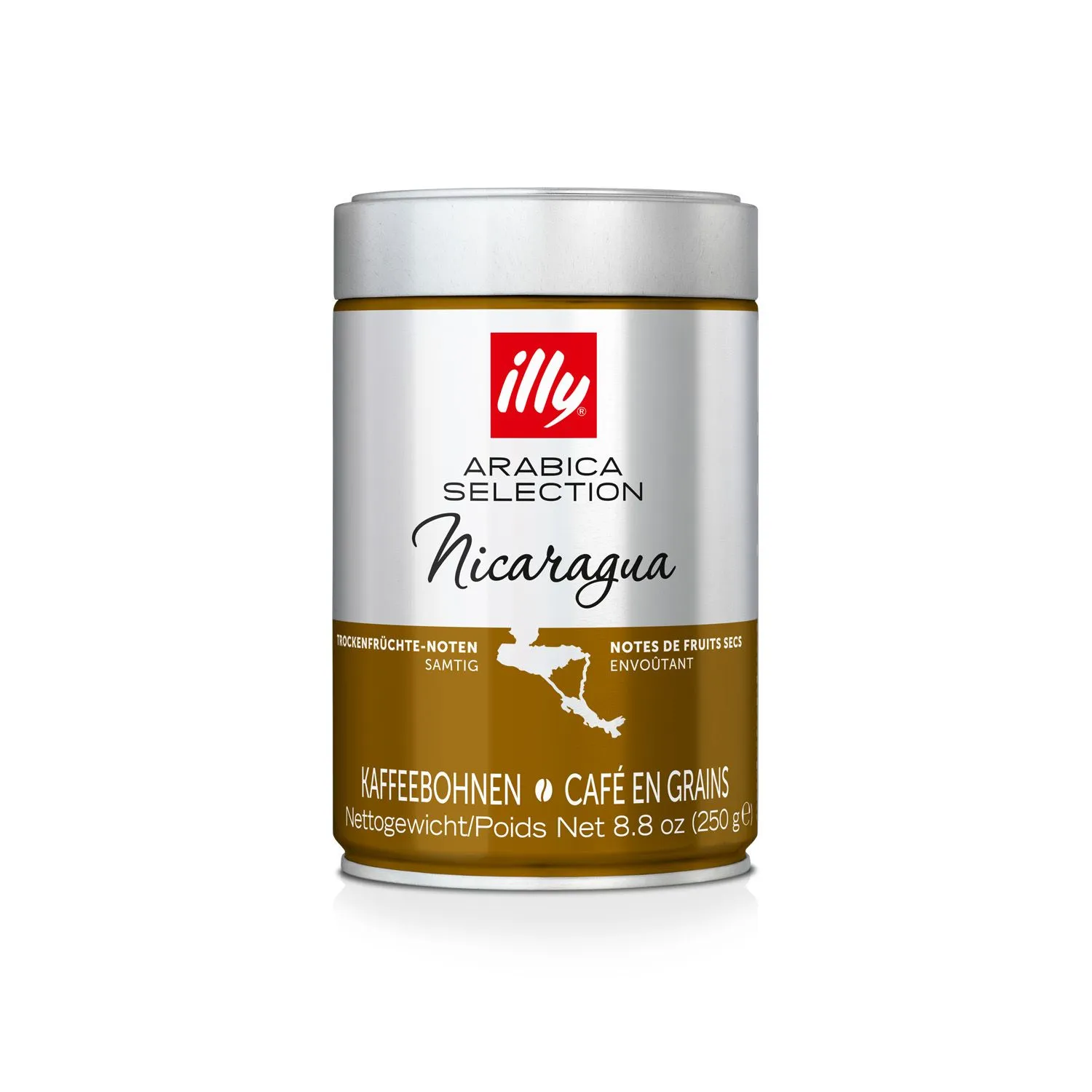 Illy 250гр NICARAGUA ЗЕРНО ж/б