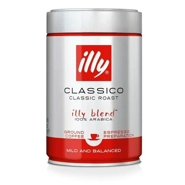 Illy 250гр CLASSICO молотый ж/б